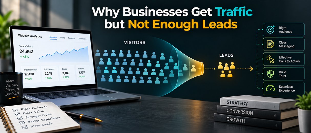 Why Businesses Get Traffic But not Enough Leads